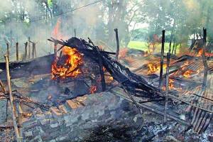 Scenes of communal violence in Bangladesh