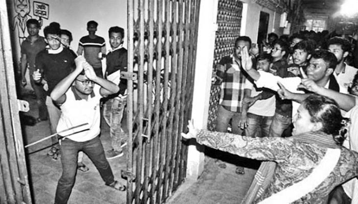 attack on female students